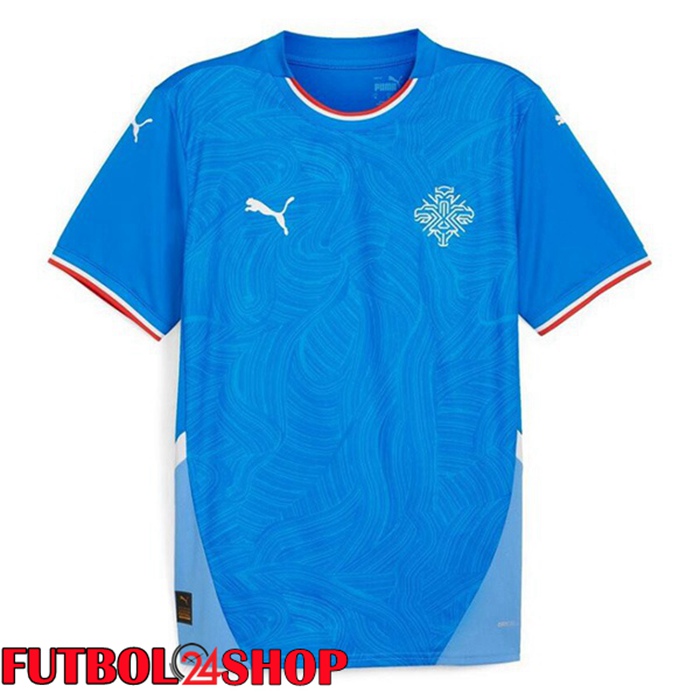 Camisetas De Futbol Islandia Primera Azul 2024/2025