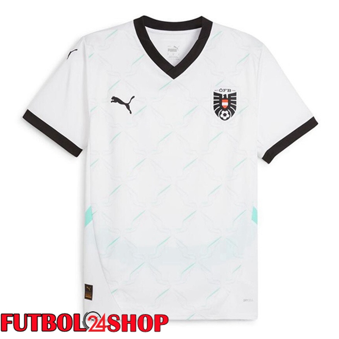 Camisetas De Futbol Austria Segunda Blanco 2024/2025