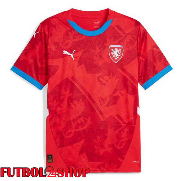 Camisetas De Futbol República Checa Primera Rojo 2024/2025