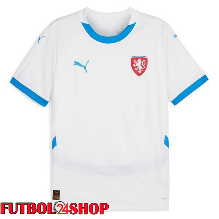 Camisetas De Futbol República Checa Segunda Blanco 2024/2025