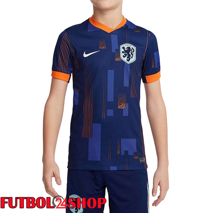 Camisetas De Futbol Países Bajos Ninos Segunda 2024/2025