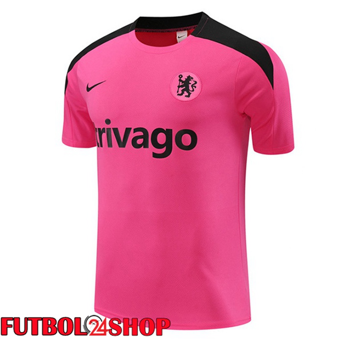 Camiseta Entrenamiento FC Chelsea Rosado 2024/2025