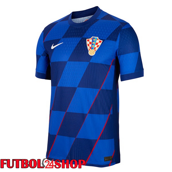 Camisetas De Futbol Croacia Segunda Azul UEFA Euro 2024