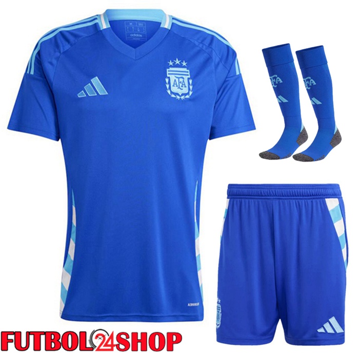 Camisetas Futbol Argentina Segunda (Cortos + Calcetines) 2024/2025