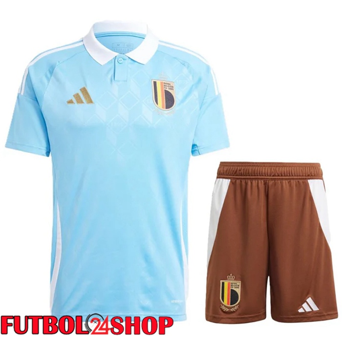 Camiseta Nacional Bélgica Segunda + Cortos UEFA Euro 2024