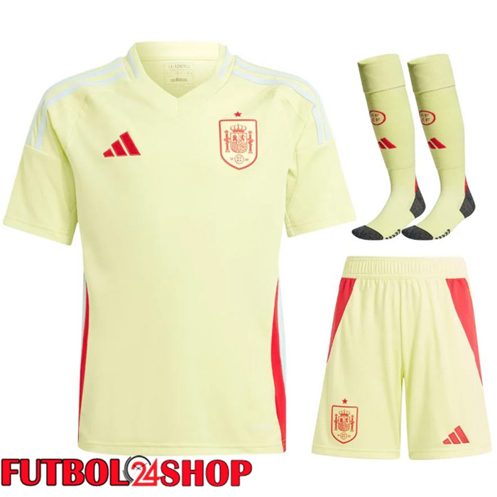 Camisetas Futbol España Segunda (Cortos + Calcetines) 2024/2025
