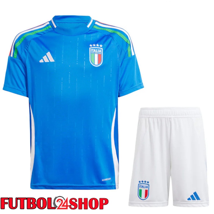 Camiseta Nacional Italia Primera + Cortos UEFA Euro 2024