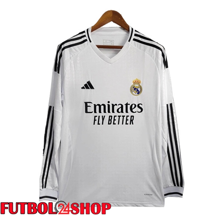 Camisetas De Futbol Real Madrid Primera Manga Larga 2024/2025
