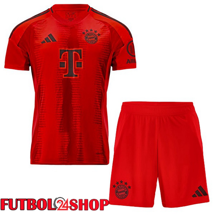 Camisetas De Futbol Bayern Munich Ninos Primera Rojo 2024/2025