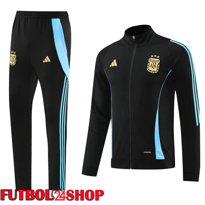 Chandal Equipos De Futbol - Chaqueta Argentina Negro 2024/2025