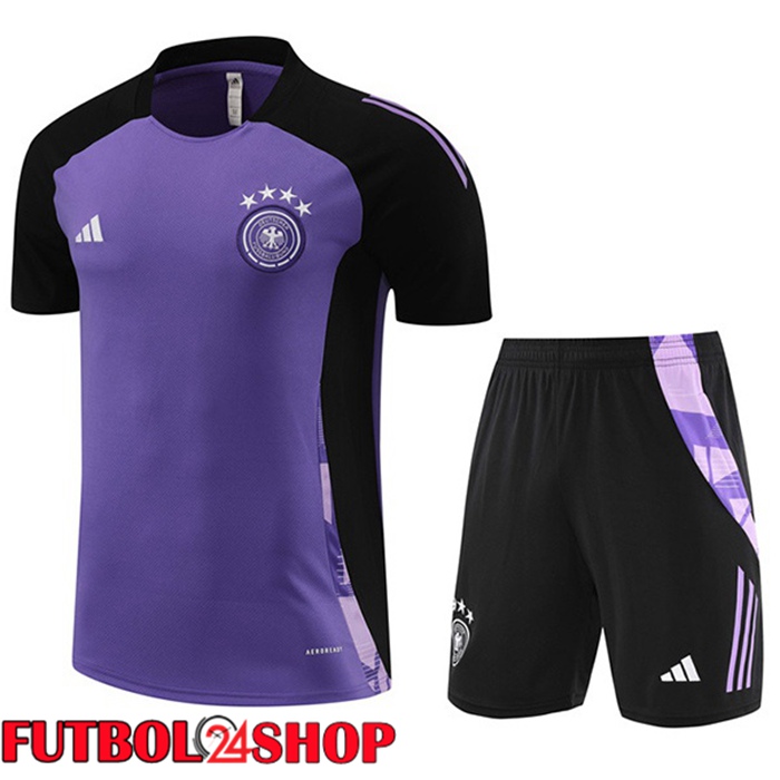 Camiseta Entrenamiento Alemania + Cortos Púrpura 2024/2025