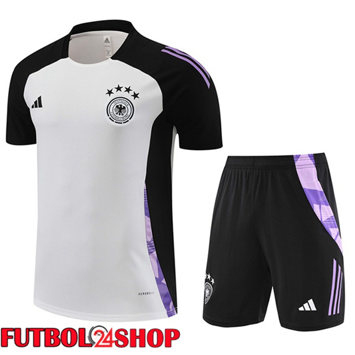 Camiseta Entrenamiento Alemania + Cortos Blanco 2024/2025