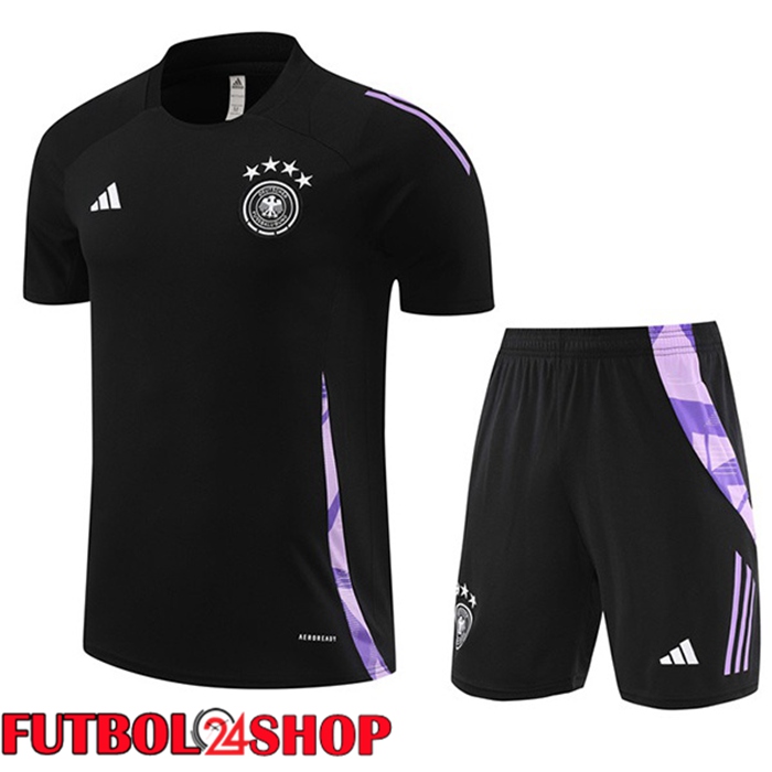 Camiseta Entrenamiento Alemania + Cortos Negro 2024/2025
