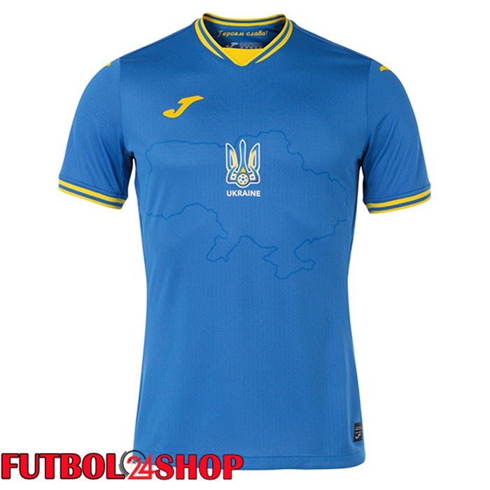Camiseta Nacional Ucrania Segunda UEFA Euro 2024