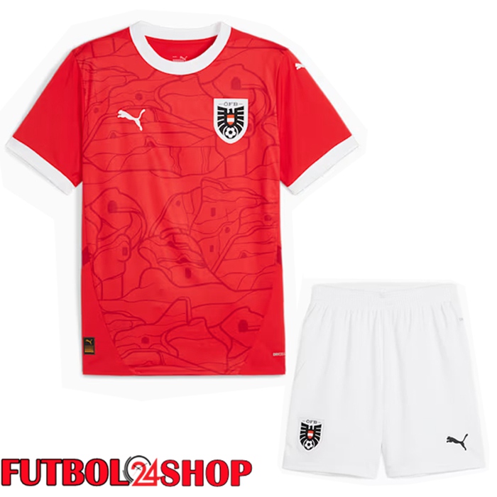 Camisetas Futbol Austria Primera + Cortos 2024/2025