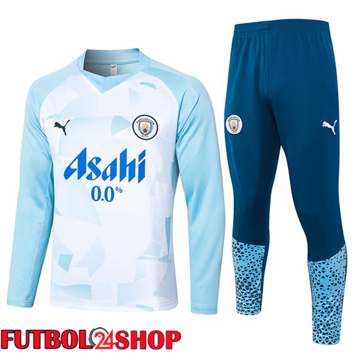 Chandal Equipos De Futbol Manchester City Blanco Azul 2024/2025