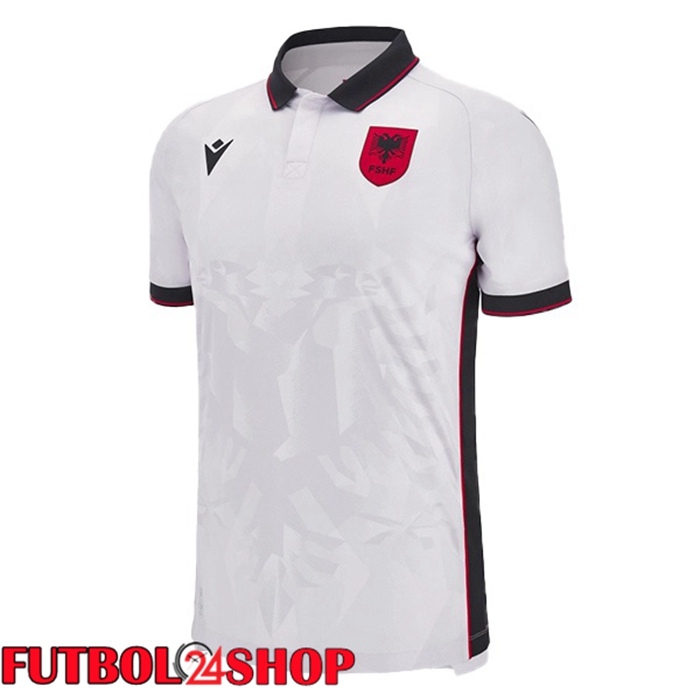 Camisetas De Futbol Albania Segunda Blanco 2023/2024