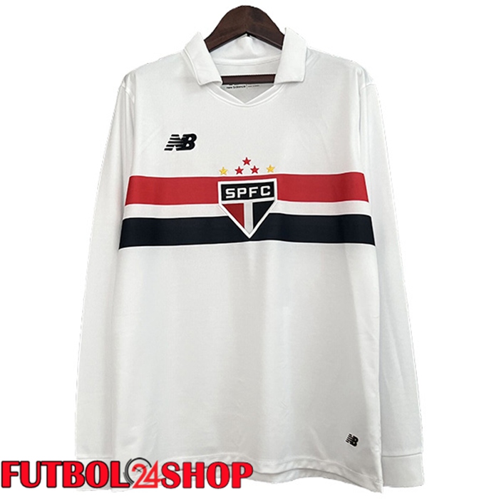 Camisetas De Futbol Sao Paulo FC Primera Manga Larga 2024/2025
