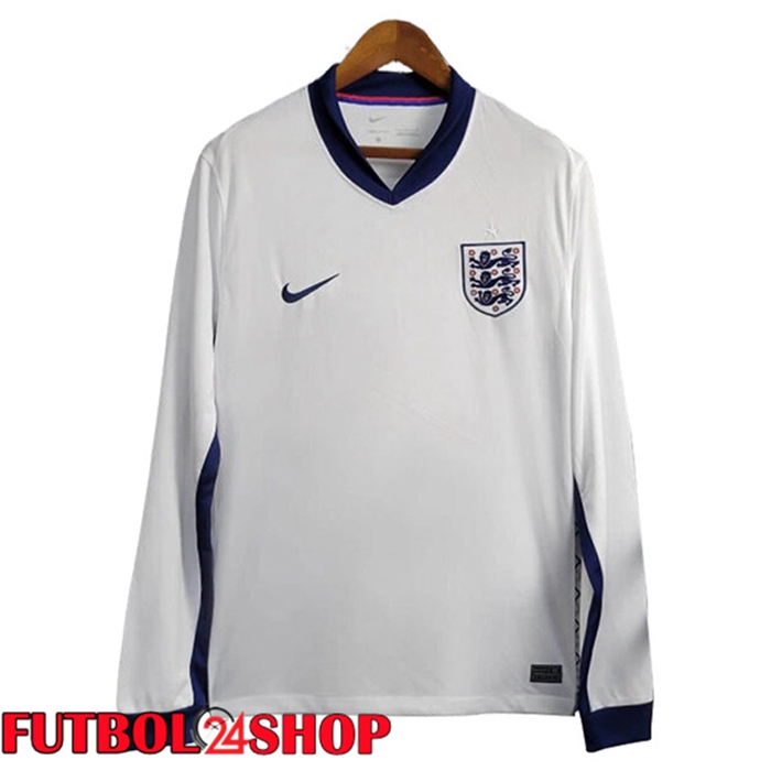 Camisetas Futbol Inglaterra Primera Manga Larga 2024/2025