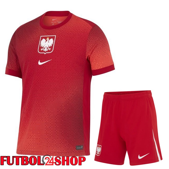 Camisetas Futbol Polonia Segunda + Cortos 2024/2025