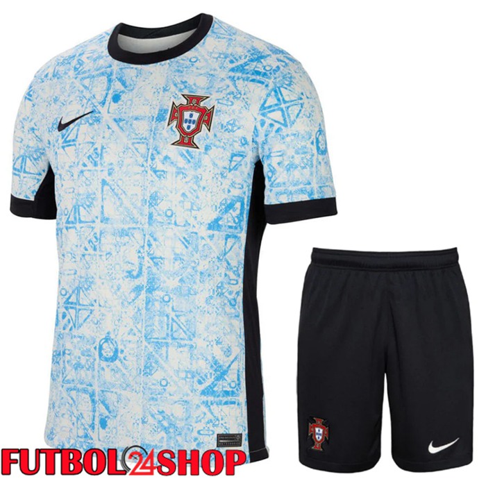 Camiseta Nacional Portugal Segunda + Cortos UEFA Euro 2024