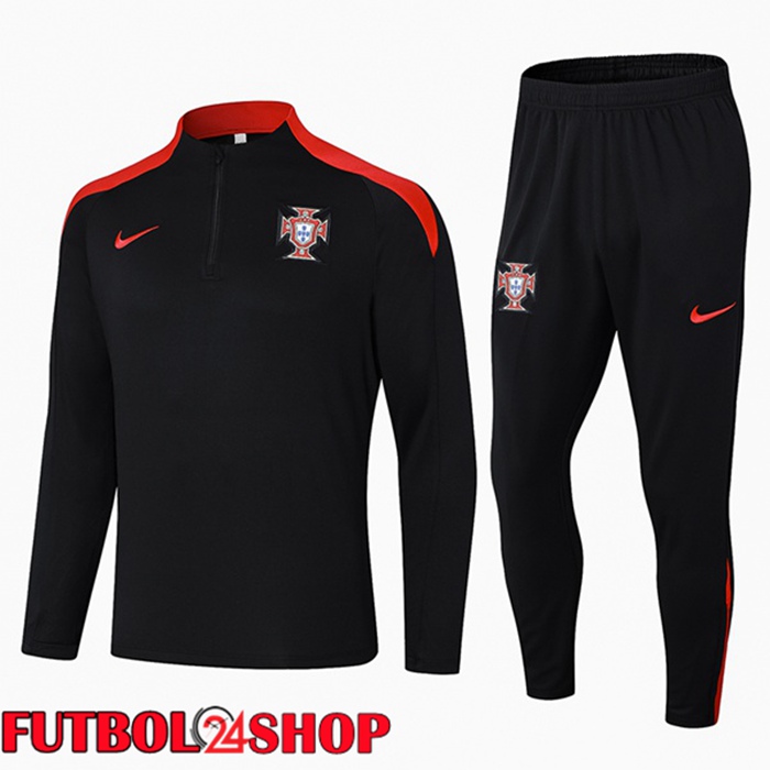 Chandal Equipos De Futbol Portugal Negro 2024/2025