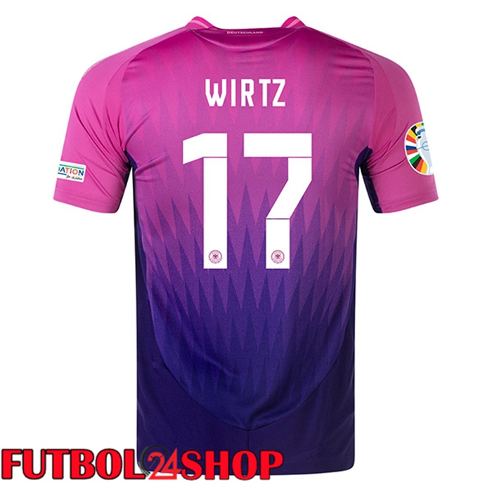 Camisetas Selecciones Alemania (WIRTZ 17) Segunda 2024/2025