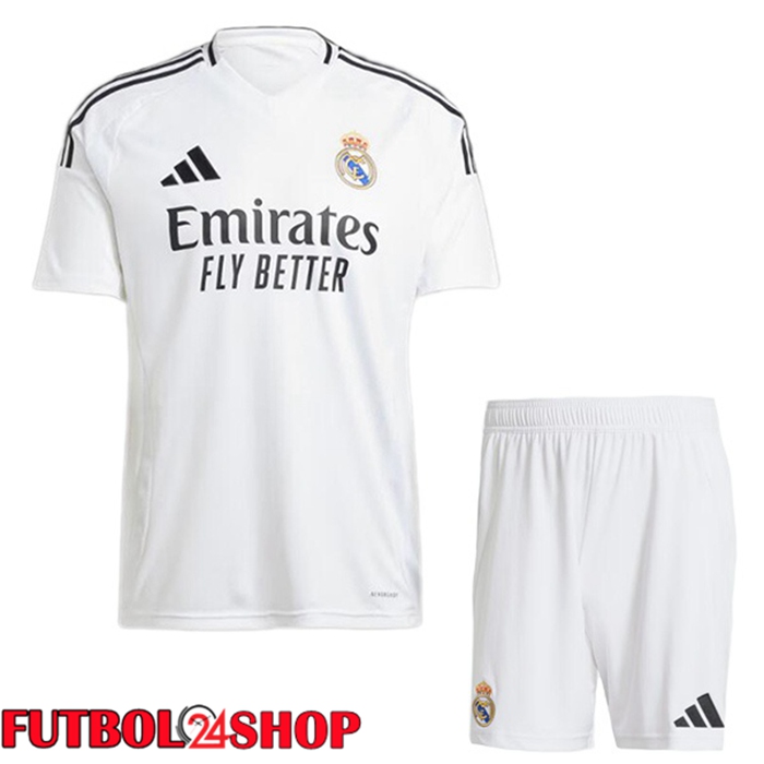 Camisetas De Futbol Real Madrid Ninos Primera Blanco 2024/2025