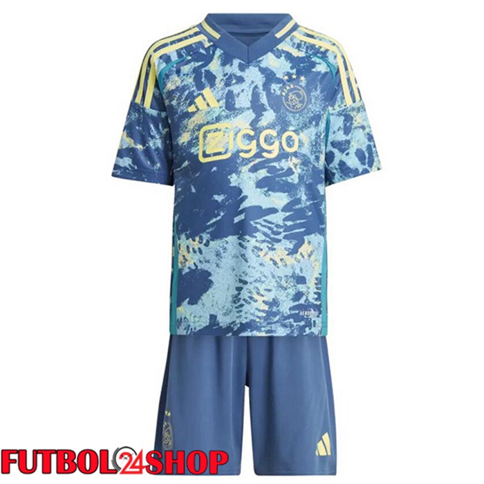 Camisetas De Futbol AFC Ajax Ninos Segunda Azul 2024/2025