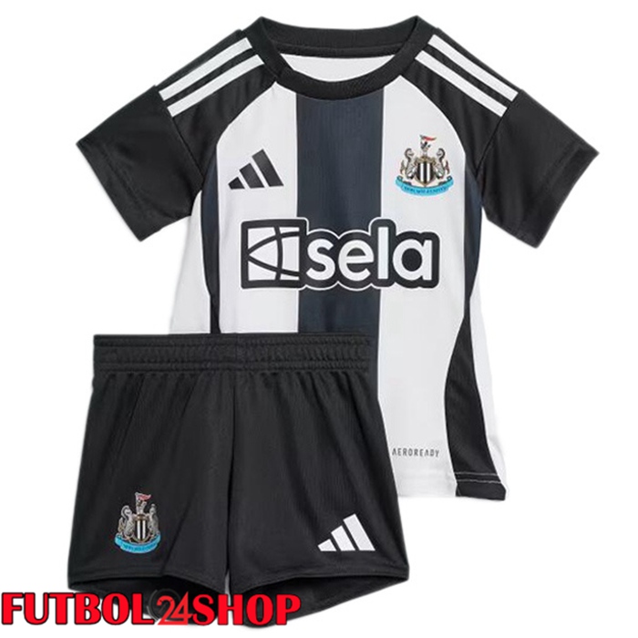 Camisetas De Futbol Newcastle United Ninos Primera Blanco Negro 2024/2025
