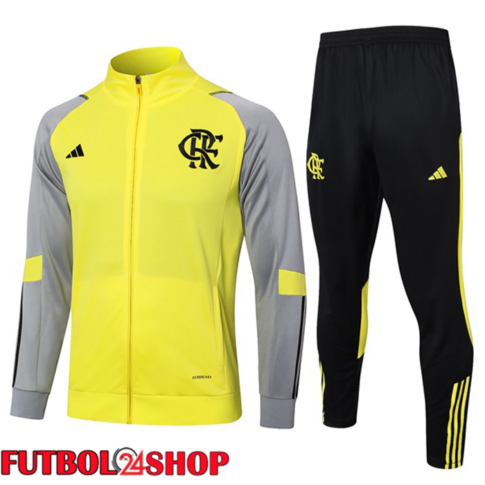 Chandal Equipos De Futbol - Chaqueta Flamengo Amarillo 2024/2025