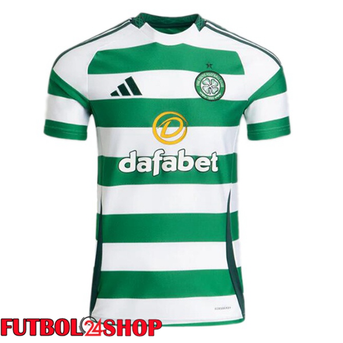 Camisetas De Futbol Celtic FC Primera Verde Blanco 2024/2025