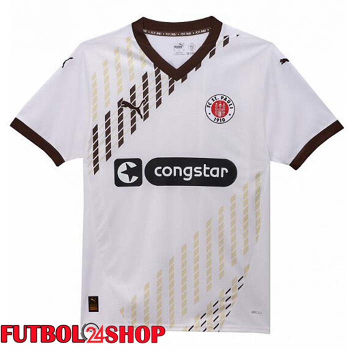 Camisetas De Futbol FC St. Pauli Segunda Blanco 2024/2025