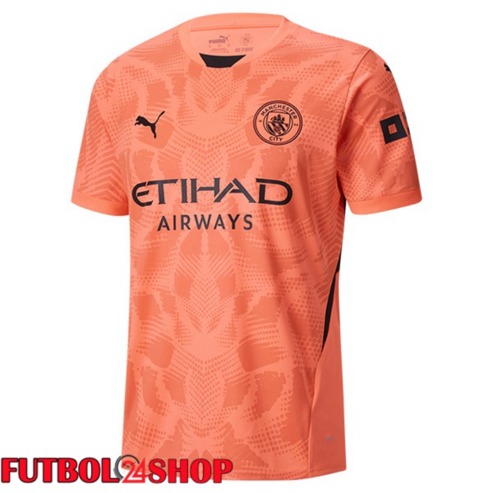 Camisetas De Futbol Manchester City Portero Rosado 2024/2025