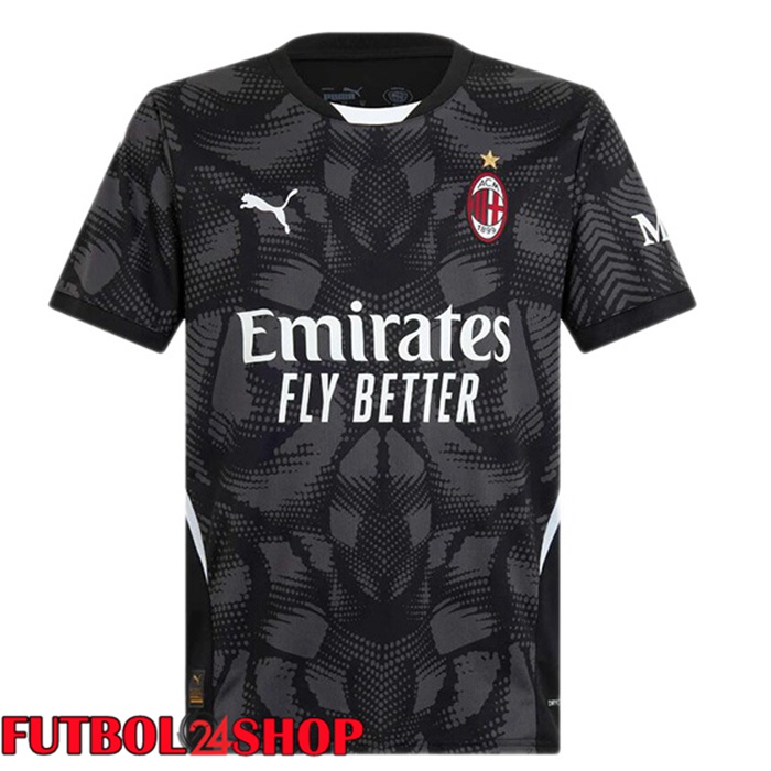 Camisetas De Futbol AC Milan Portero Negro 2024/2025