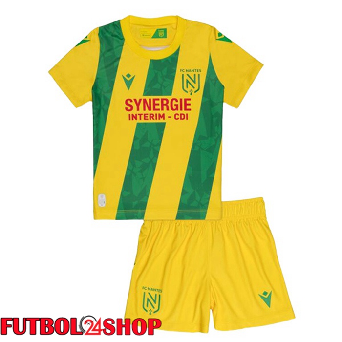 Camisetas De Futbol FC Nantes Ninos Primera Amarillo 2024/2025