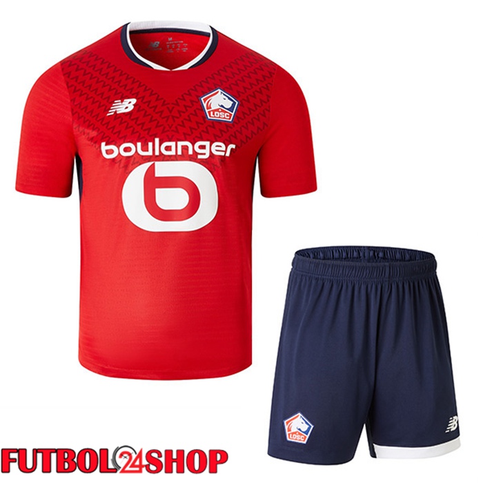 Camisetas De Futbol Lille LOSC Ninos Primera 2024/2025
