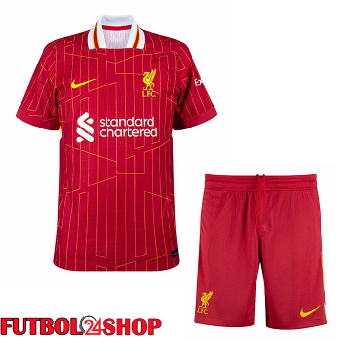 Camisetas De Futbol FC Liverpool Ninos Primera 2024/2025