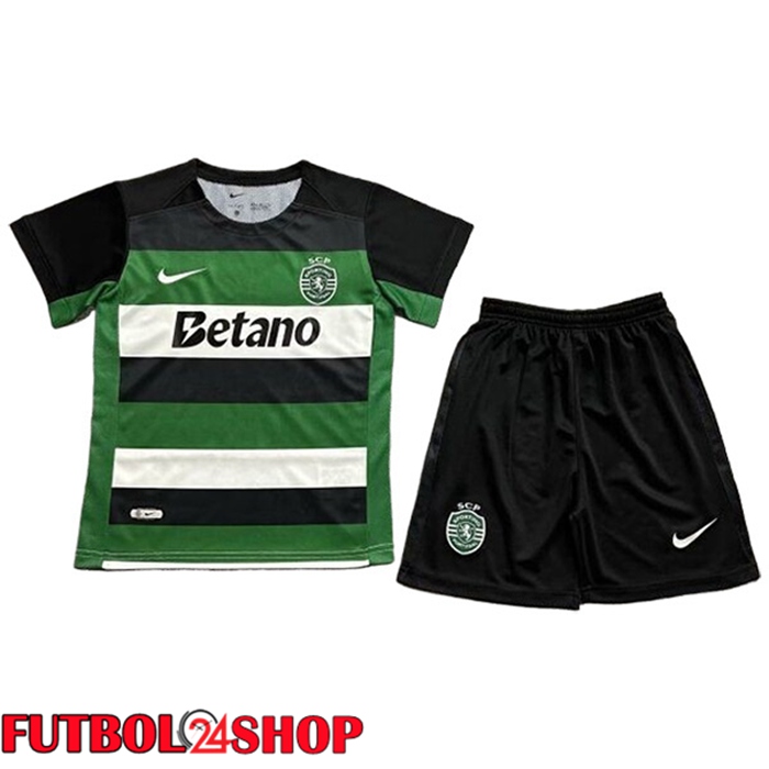 Camisetas De Futbol Sporting Ninos Primera 2024/2025