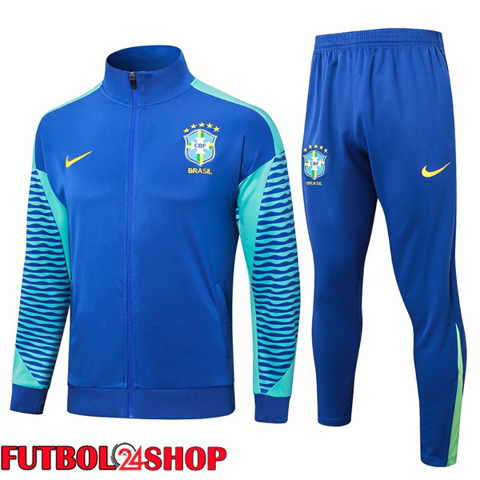 Chandal Equipos De Futbol - Chaqueta Brasil Azul 2024/2025