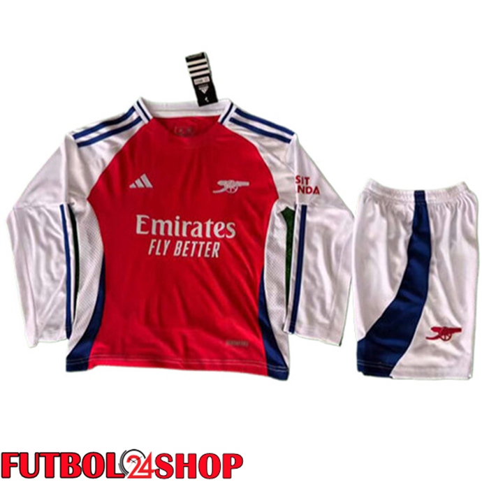 Camisetas De Futbol Arsenal Ninos Primera Manga Larga 2024/2025