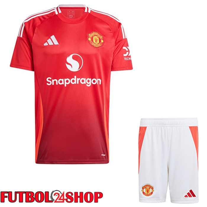 Camisetas De Futbol Manchester United Ninos Primera 2024/2025
