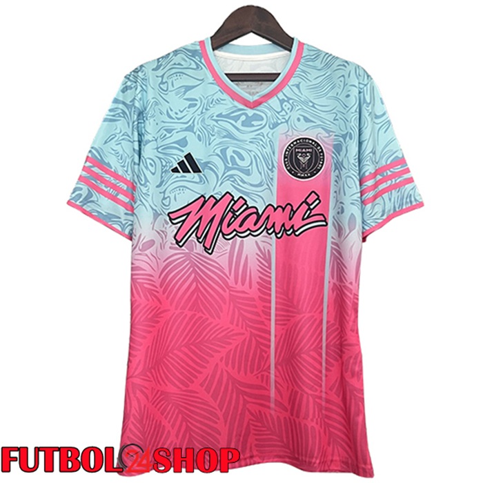Camisetas De Futbol Inter Miami CF Edición Especial Rosado/Azul 2024/2025