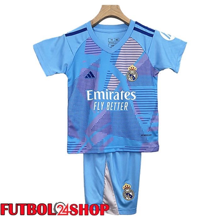 Camisetas De Futbol Real Madrid Ninos Portero Primera 2024/2025