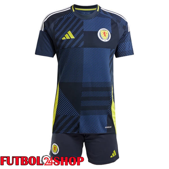 Camisetas De Futbol Escocia Ninos Primera UEFA Euro 2024
