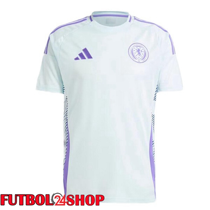Camiseta Nacional Escocia Segunda Azul UEFA Euro 2024