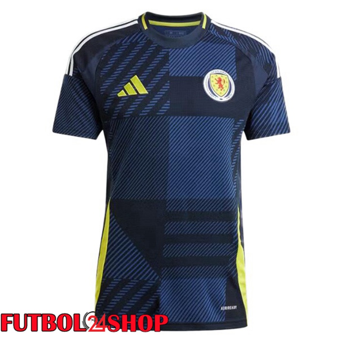 Camiseta Nacional Escocia Primera Azul Real UEFA Euro 2024
