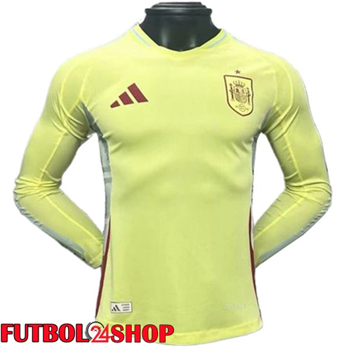 Camisetas De Futbol España Segunda Manga Larga UEFA Euro 2024