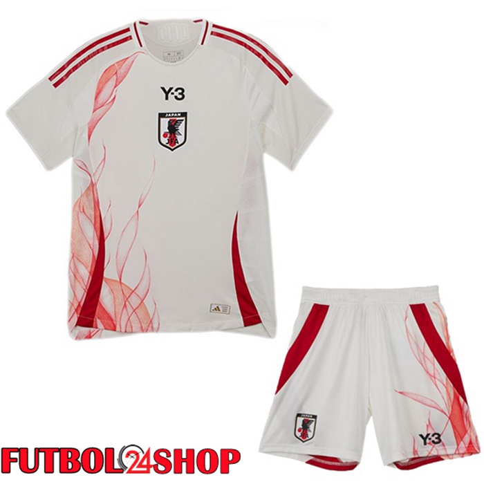 Camiseta Nacional Japon Ninos Segunda Blanco 2024/2025