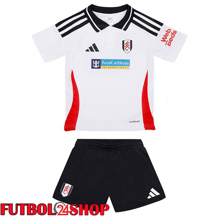 Camisetas De Futbol Fulham FC Ninos Primera Blanco 2024/2025